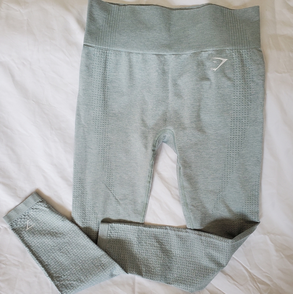Gymshark Vital Seamless Leggings Light Green Marl